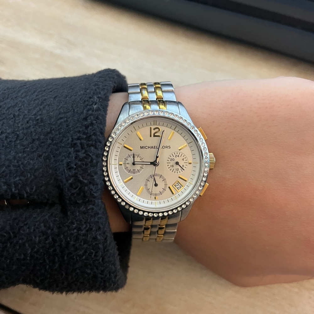 Beautiful two tone Michael Kors watch